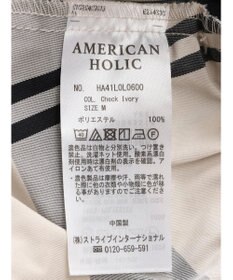 AMERICAN HOLIC チェックメモリーフレアスカート