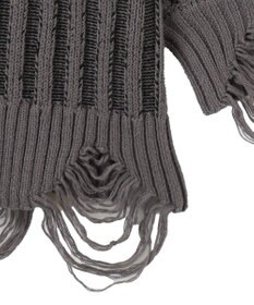 WEGO クラッシュリブBIGニットプルオーバー