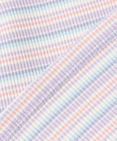 ANY KIDS オン・オフショルダー ボーダー Tシャツ