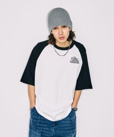 WEGO 【ユニセックス着用ITEM/】グラフィックラグランBIGT（S）