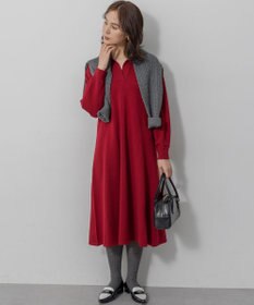 組曲 L 【加藤ローサさん着用】コットンカシミヤMIX ケーブル ニット