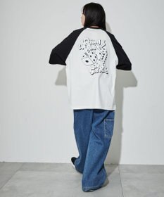 WEGO 【ユニセックス着用ITEM/】グラフィックラグランBIGT（S）