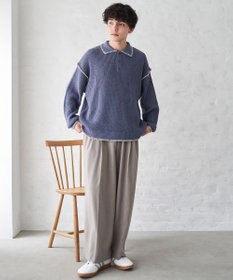 WEGO ハンドステッチポロプルオーバー