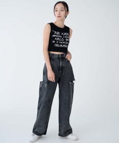 WEGO 【カップ付き】ハンドライティングプリントカップインタンク