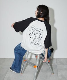 WEGO 【ユニセックス着用ITEM/】グラフィックラグランBIGT（S）