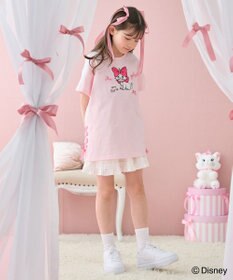 ANY KIDS 【ディズニー/マリー】レースアップ オーバー半袖Tシャツ