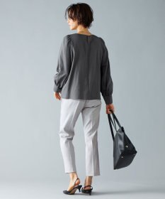 自由区 L パウダリーツィルパフスリーブ ブラウス