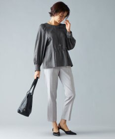 自由区 L パウダリーツィルパフスリーブ ブラウス