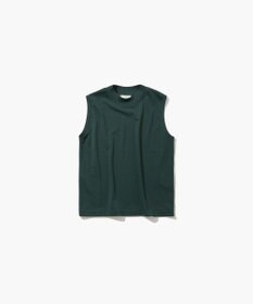 ATON DRY COTTON JERSEY | モックネックスリーブレスプルオーバー