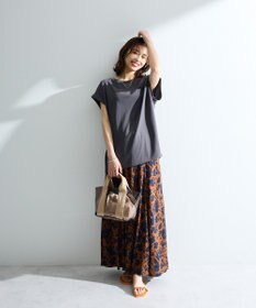Green Parks 汗染み防止フレンチロゴＴシャツ