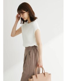 Green Parks ・Ｐｅｔｉｔ　Ｆｌｅｕｒ　フレンチスリーブリブニット