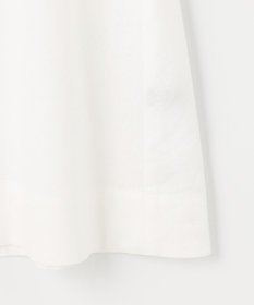 UNFILO 【撥水】レーヨン麻ライト刺繍ブラウス