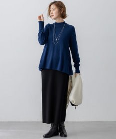 23区 S 【洗える】ピュアカシミヤ フレア ニット