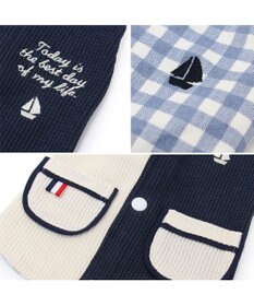 PET PARADISE ペットパラダイス やさしいベスト リバーシブル 《マリン柄》 小型犬