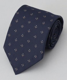 GOTAIRIKU GOTAIRIKU別注【日本製】シルク ネクタイ_オリジナル柄 ネイビー系8