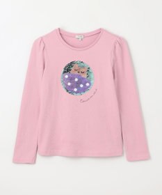 ANY KIDS ミラクルスパンコール長袖Tシャツ
