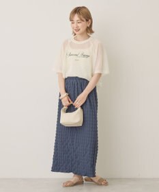 AMERICAN HOLIC プリントロゴシアーニットプルオーバー