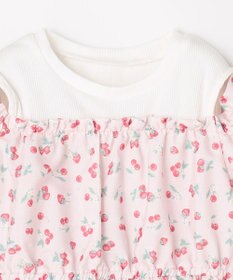 ANY KIDS 【洗濯機可能】オンオフショルダーワンピース