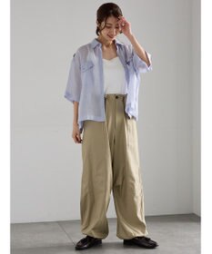 Te chichi シャイニーツイルパラシュートパンツ《2025Autumn catalog item》