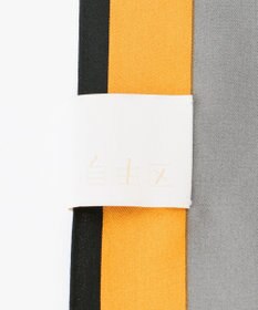 自由区 【カタログ掲載】カラーブロックシルク スカーフ