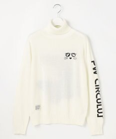 PW CIRCULUS 【WOMEN】LEOPARD ジャガードタートルニット