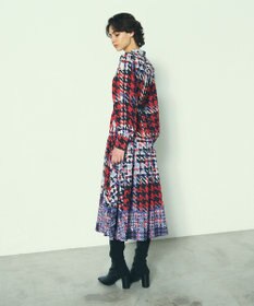 GRACE CONTINENTAL キカプリントティアードワンピース