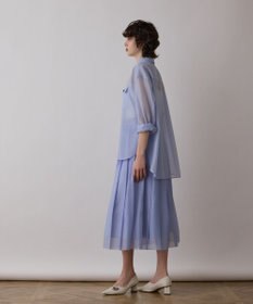 GRACE CONTINENTAL マットシアーシャツ