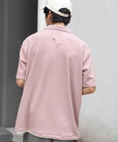 WEGO 【ユニセックス着用ITEM】フェイクレイヤードニットポロシャツ（SS）
