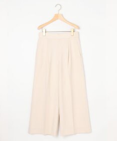 組曲 【美シルエット・ストレッチ・シワになりにくい】オシャクロス ガウチョパンツ