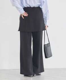 earth music&ecology 【予約】【2WAY】ラップスカート付きパンツ