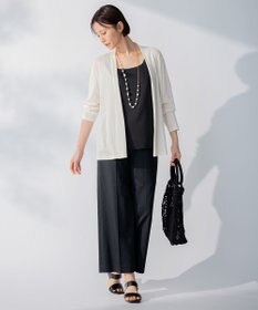 自由区 L 【接触冷感・UVカット・洗える】ハンディカーディガン ミドル丈