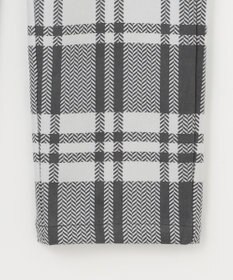 PW CIRCULUS 【MEN】チェック柄 スエードライクテーパードパンツ