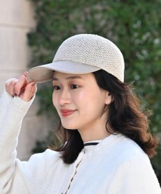 ATRENA 【日本製】つばスエードキャップ