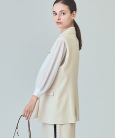 GRACE CONTINENTAL トリアセテーラードジレ