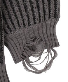 WEGO クラッシュリブBIGニットプルオーバー