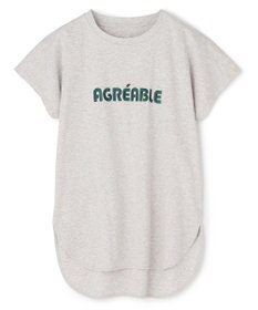 UNFILO BEAUTY FORM-T cotton ロゴ フレンチスリーブ Tシャツ