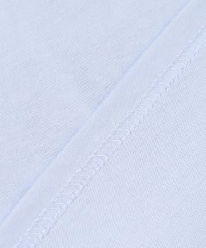 ANY KIDS 【洗濯機可能】肩あき ロゴ刺繍Tシャツ