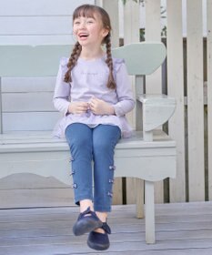 ANY KIDS 裾チュール 長袖 Tシャツ