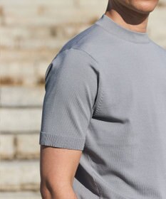 GOTAIRIKU 綿とポリのいいとこどり【洗濯機可】テーラード DRESS BIZ ニットTシャツ