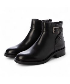 ing <ing>【WEB限定】クロスベルトデザインショートブーツ