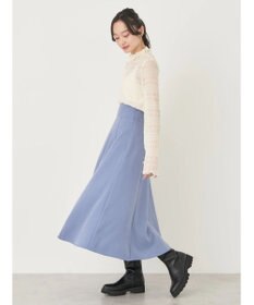 earth music&ecology ジャガードシャーリングシアートップス