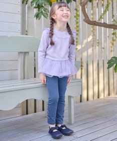 ANY KIDS 裾チュール 長袖 Tシャツ