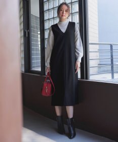 ANY SIS CICA加工 ビューティ畔ボトルネック ニット