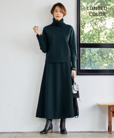 ICB L 【WEB限定カラーあり】ミルドウール ニットスカート