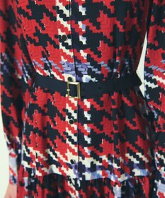 GRACE CONTINENTAL キカプリントティアードワンピース