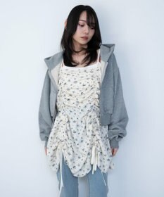 WEGO ドロストデザインキャミワンピース