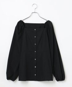 #Newans 【ANSWER for ほど甘トレンド】スクエアネックペプラムブラウス