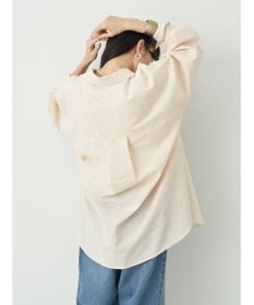 earth music&ecology サッカーストライプボーイズライクシャツ