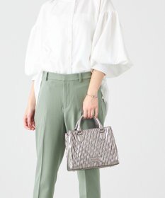 LA BAGAGERIE ランダムプリーツ2WAYハンドバッグ