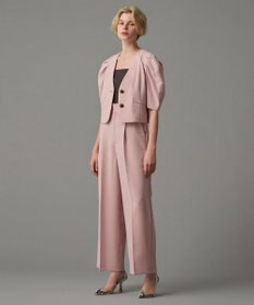 uncrave 【佐藤晴美さん着用】ウォッシャブルドライサップ ワイドパンツ(サスペンダー付き)